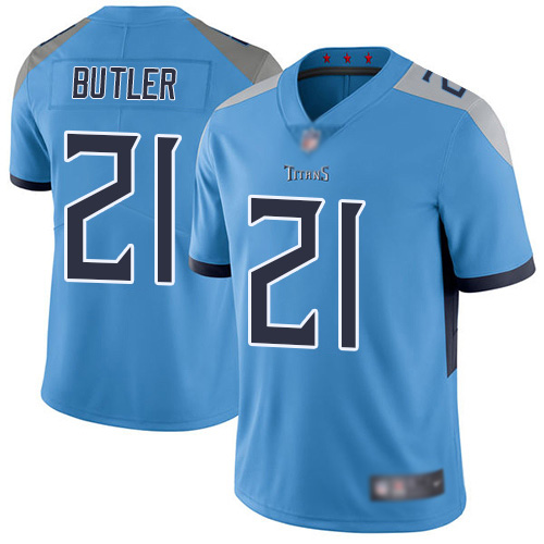 Tennessee Titans Limited Light Blue Men Malcolm Butler Alternate Jersey NFL Football 21 Vapor Untouchable